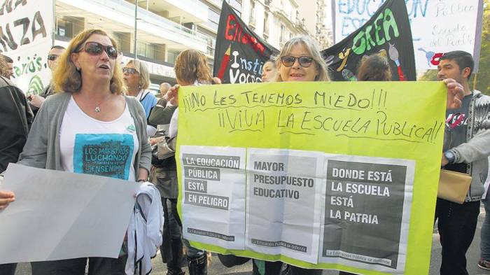 El presupuesto 2019 del Gobierno prevé un fuerte ajuste sobre educación inicial, primaria y secundaria (1)